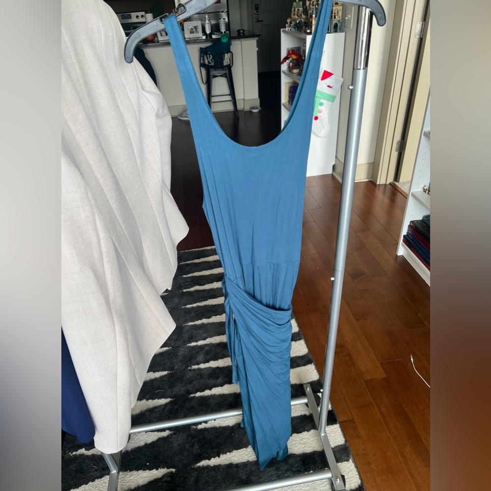 Blue Wrap Dress